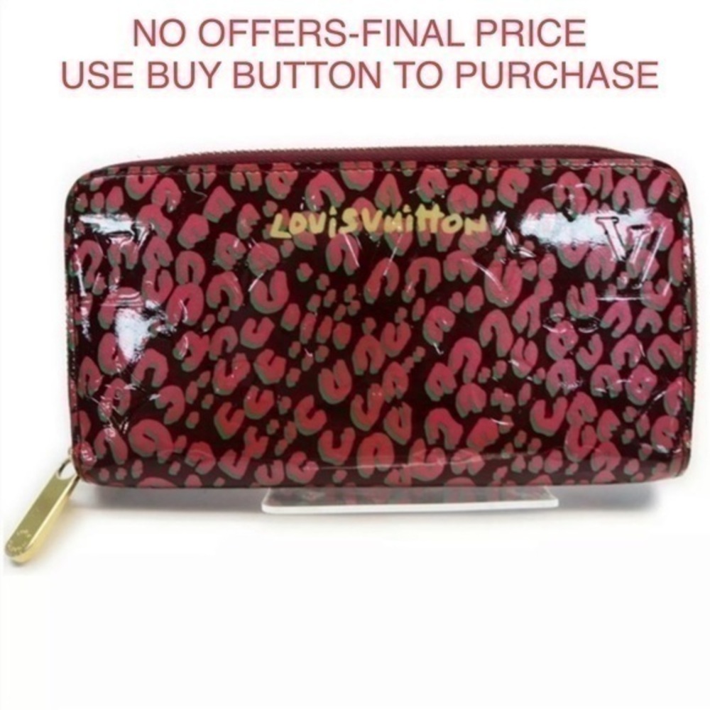 Louis Vuitton Vernis Graffiti Zippy Wallet